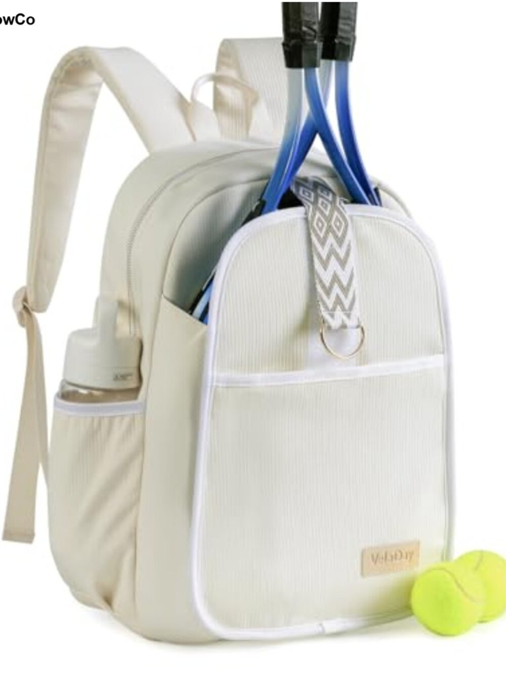 Quilted Tennis Racket Backpack Women Ultra-Light Sport Travel Gear